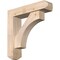 Ekena Millwork Westlake Craftsman Smooth Bracket w/ Offset Brace, Douglas Fir, 5 1/2"W x 22"D x 22"H BKT0604X22X22WTL04SDF - alternate 1
